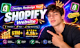 design or redesign a modern shopify store for your business