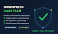 maintain your wordpress website with updates, backups and security care