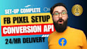 setup meta facebook pixel shopify, tiktok pixel,  conversion API