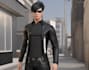 3d second life model,3d mesh game character clothe,second life clothe rig,sim 4
