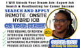 apply for 100 onsite, remote job application do a job hunt using company website