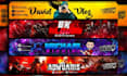 design youtube banner, facebook cover, linkedin banner