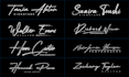 design handwriting, cursive, sign, scripted  handwritten logo