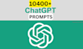 provide 10400 powerful ai chatgpt chatbot prompts bundle