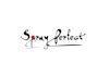 design attention nail polish wordmark logo