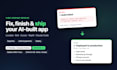 fix, finish and deploy your vibe coded app from lovable, cursor or claude code