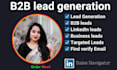linkedin lead generation, business leads list creation