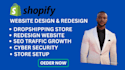 do shopify design and redesign