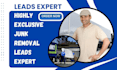 junk removal leads junk removal website junk removal landing page cleaning leads