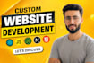 do website development as a frontend web developer using next js and react js