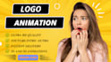 do incredible animated logo intro and outro in 4k videos