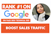 optimize ecommerce website onpage technical SEO service wordpress shopify wix
