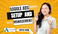 set up manage and optimize your google PPC ads campaign