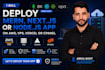 deploy your full stack app on vps, AWS, vercel or cpanel
