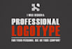 design a professional logotype for your company