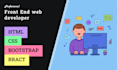 frontend web development, figma to HTML CSS react js bootstrap