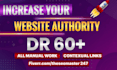 boost increase ahrefs DR domain rating upto 60
