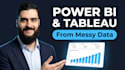 do data analysis and power bi or tableau dashboards with python, sql