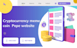 design meme coin, pepe, token website for you