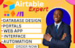 setup database with airtable, smartsuite, stackby, smartsheet