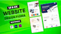 do figma website design, website UI UX, website mockup