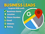 scrape google map data for lead generation, b2b data extraction or list creation