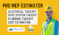 be your mep estimation engineer and quantity surveyor