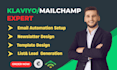 do clean setup klaviyo, mailchamp email marketing