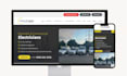 design electrical landing page construction handyman website electrician website