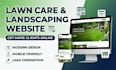 design lawn care, landscaping, and snow removal website