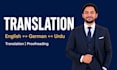 translate and proofread english, german, and urdu content