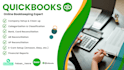 do quickbooks setup, quickbooks clean up and bookkeeping