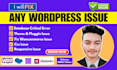 fix any wordpress issue, css, critical error within 1 hour