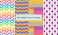 create retro, modern, geometric seamless pattern
