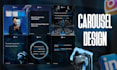 design creative instagram carousel for your instagram
