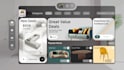 design interactive app UI UX for apple vision pro or VR in figma