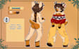 draw furry reference sheet for your oc