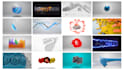 create dramatic modern clean corporate animated logo 4k