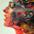 abstract painting art or color abstract art