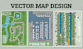 illustrate plot, plat, rv parking, site, property map design