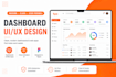 design saas dashboard, web app and CRM UI UX in figma