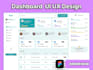 design dashboard, web app, saas UI UX, CRM and admin panel UI UX design