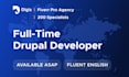 provide a full time drupal developer