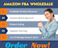 be your amazon fba wholesale virtual assistant