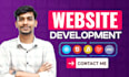 do website development as full stack web developer, PHP laravel HTML CSS react