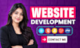 do website development as full stack web developer, PHP laravel HTML CSS react
