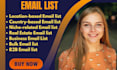 collect a niche targeted valid active and bulk email list