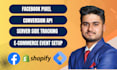 setup facebook pixel conversion API server side tracking