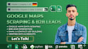 scrape google maps business leads and b2b data in 24 hours