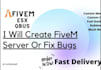 create fivem server esx or qbus with premium scripts